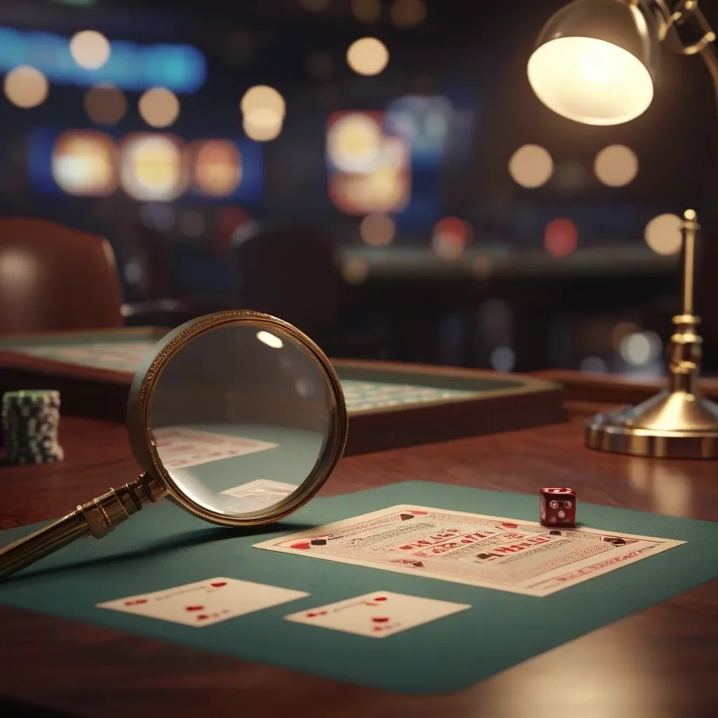 Casino Fine Print Detail